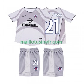 Maillot de Foot AC Milan RONALDINHO 21 2001 Extérieur Retro 2002 - Enfant